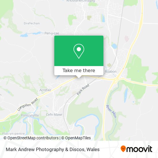 Mark Andrew Photography & Discos map