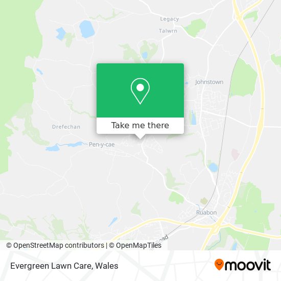 Evergreen Lawn Care map