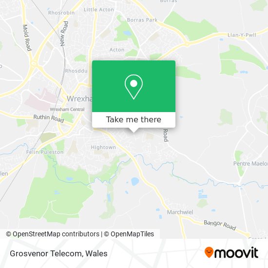 Grosvenor Telecom map