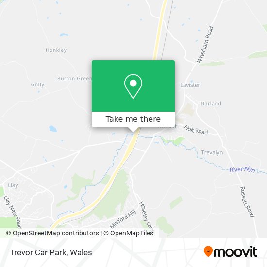 Trevor Car Park map