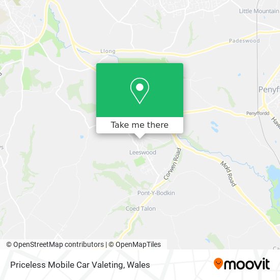 Priceless Mobile Car Valeting map