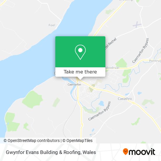 Gwynfor Evans Building & Roofing map