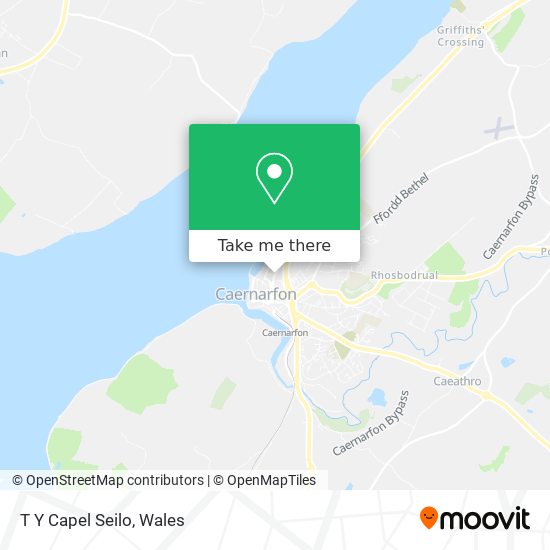 T Y Capel Seilo map