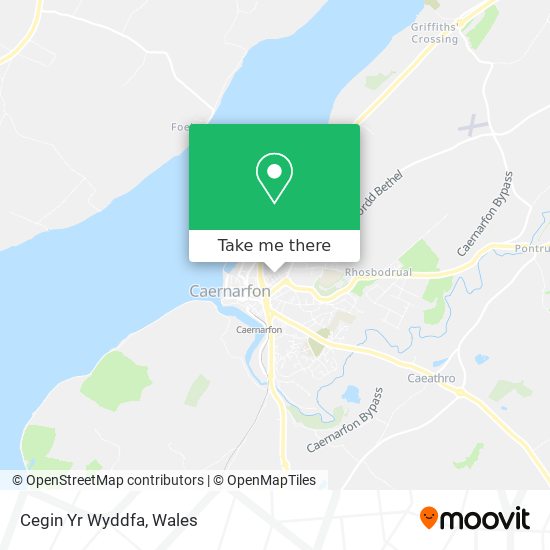 Cegin Yr Wyddfa map