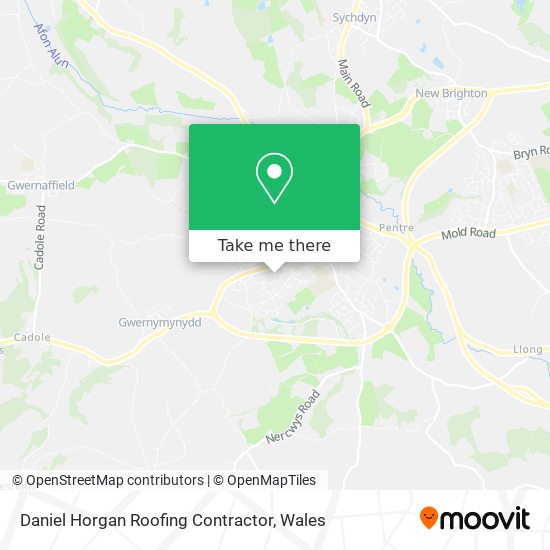 Daniel Horgan Roofing Contractor map