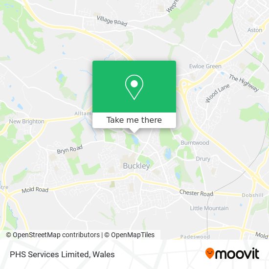 PHS Services Limited map