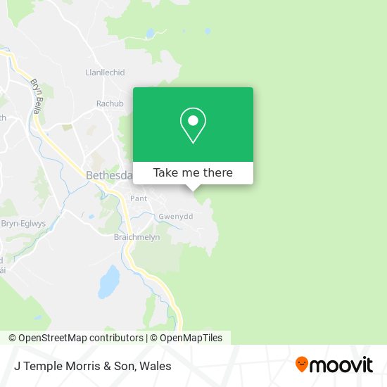J Temple Morris & Son map