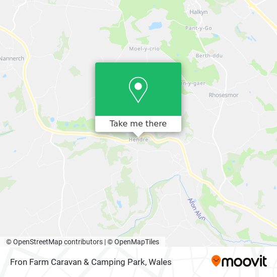 Fron Farm Caravan & Camping Park map