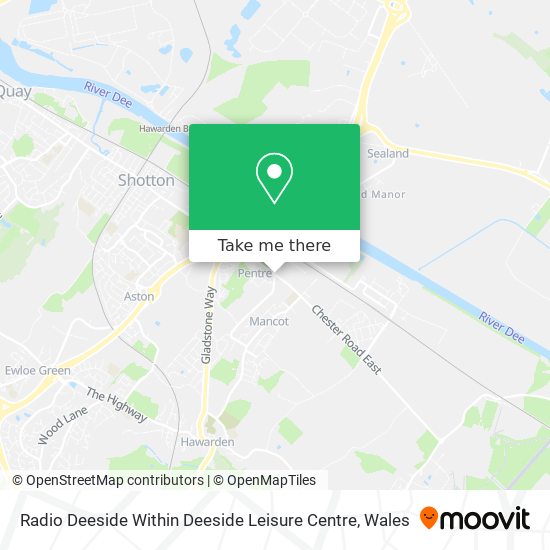 Radio Deeside Within Deeside Leisure Centre map