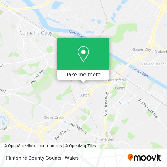 Flintshire County Council map