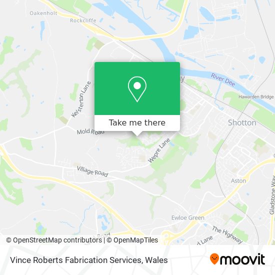 Vince Roberts Fabrication Services map