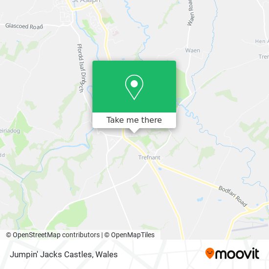 Jumpin' Jacks Castles map