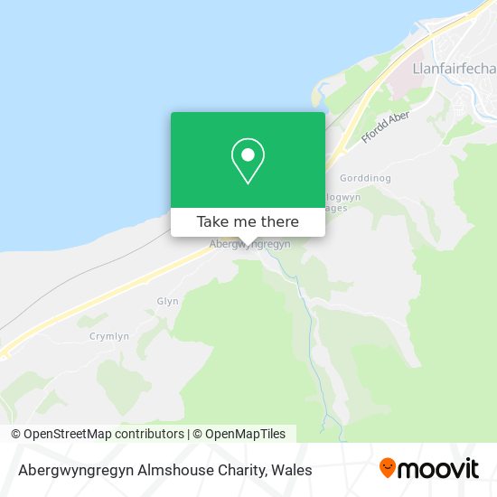 Abergwyngregyn Almshouse Charity map