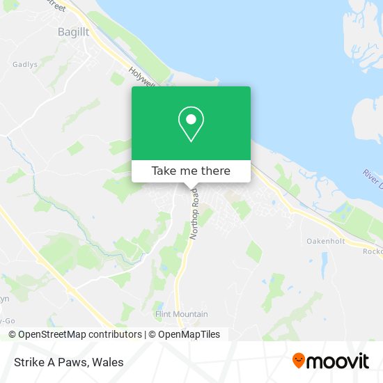 Strike A Paws map