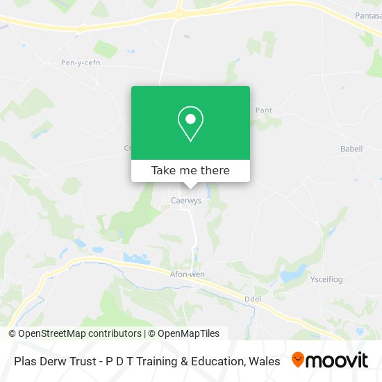 Plas Derw Trust - P D T Training & Education map
