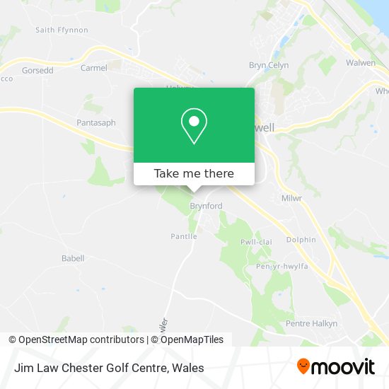 Jim Law Chester Golf Centre map