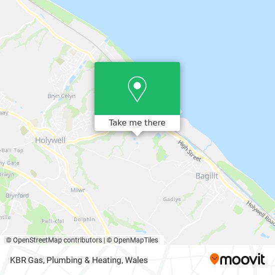 KBR Gas, Plumbing & Heating map