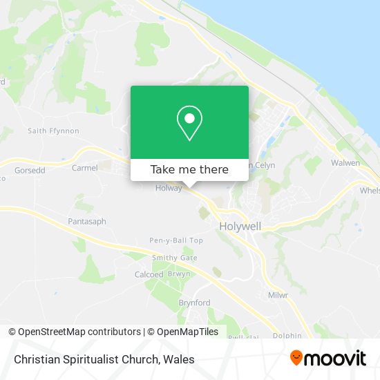 Christian Spiritualist Church map