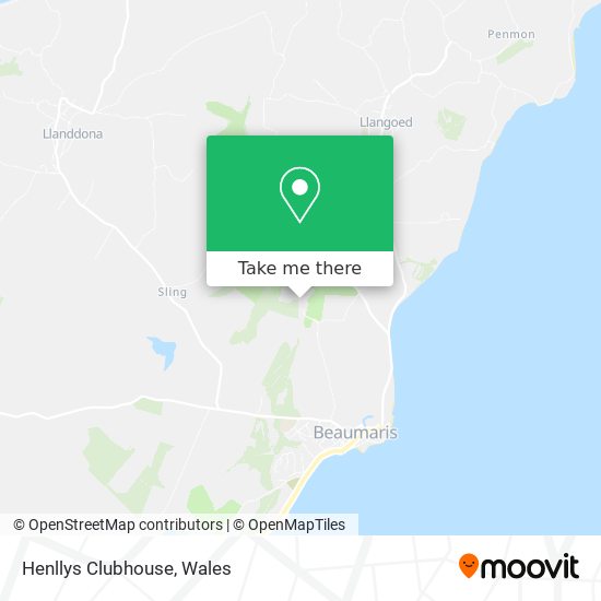 Henllys Clubhouse map