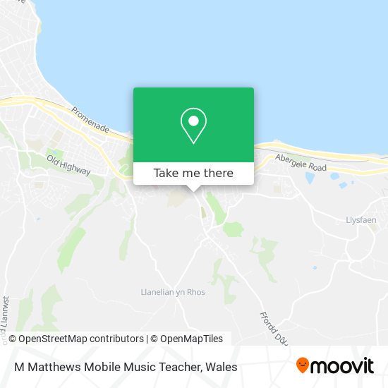 M Matthews Mobile Music Teacher map