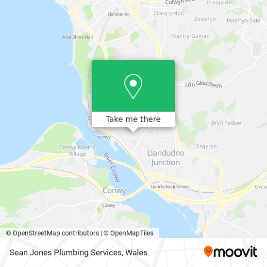 Sean Jones Plumbing Services map