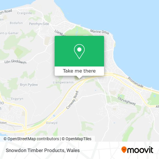 Snowdon Timber Products map