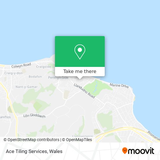 Ace Tiling Services map