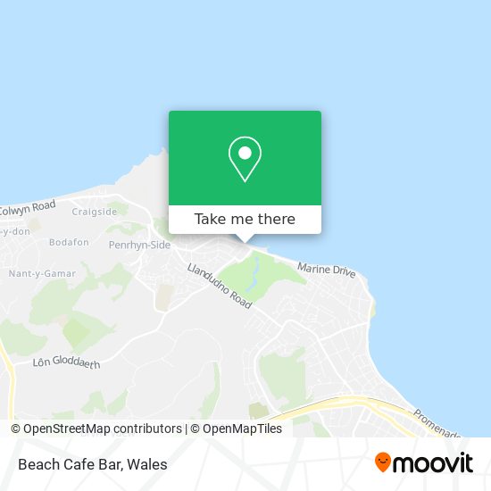 Beach Cafe Bar map
