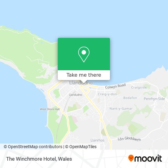 The Winchmore Hotel map