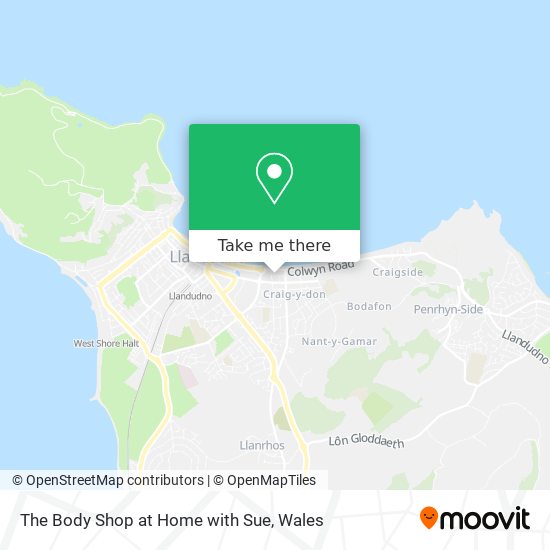 The Body Shop at Home with Sue map