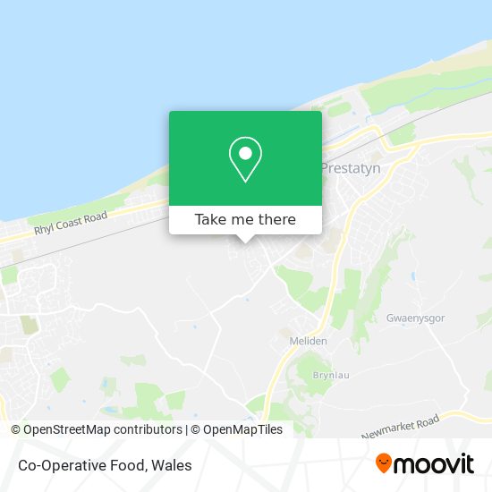 Co-Operative Food map