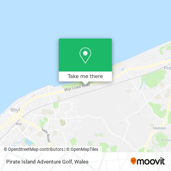 Pirate Island Adventure Golf map
