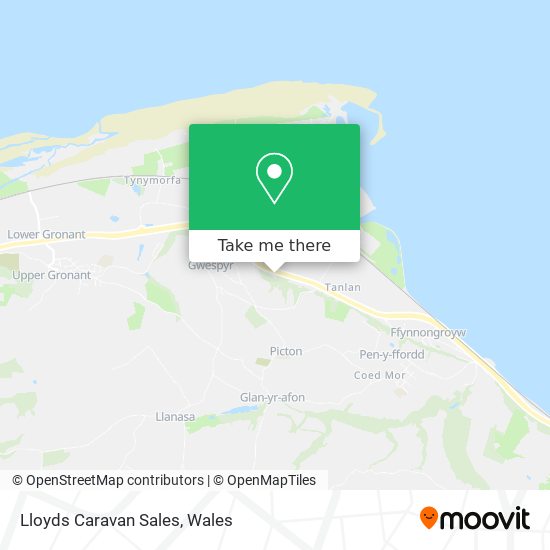 Lloyds Caravan Sales map