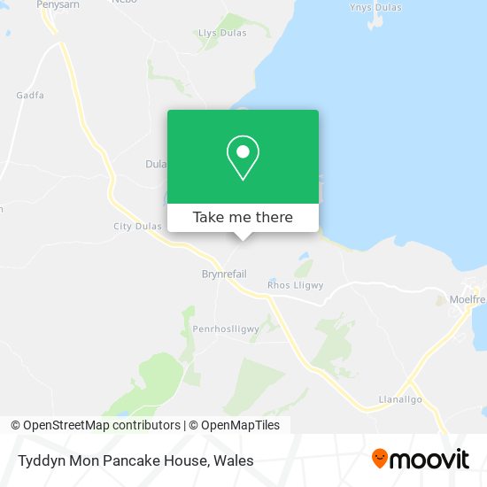 Tyddyn Mon Pancake House map