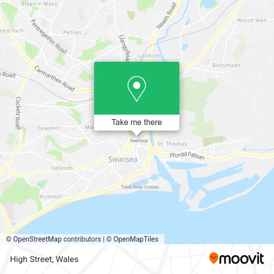 High Street map
