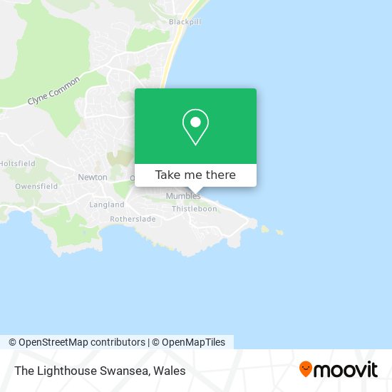 The Lighthouse Swansea map