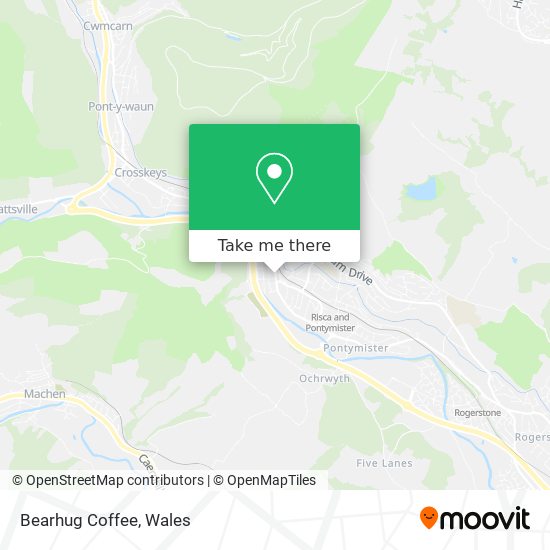 Bearhug Coffee map