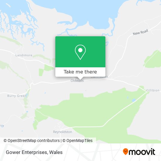 Gower Enterprises map