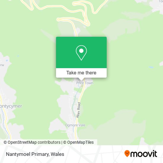 Nantymoel Primary map