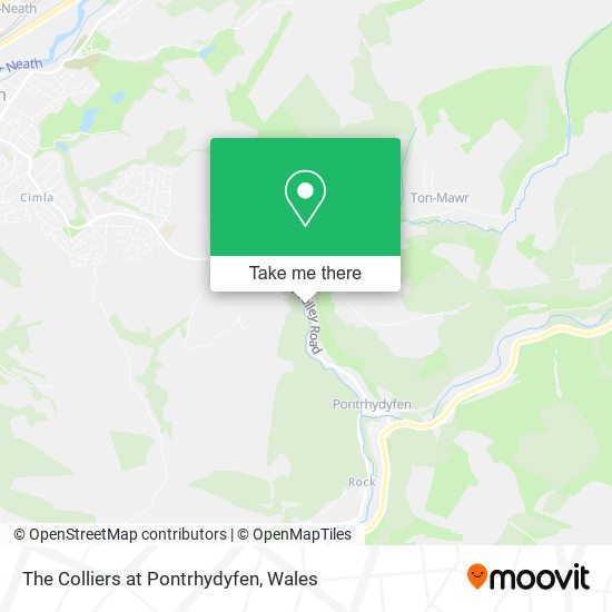 The Colliers at Pontrhydyfen map