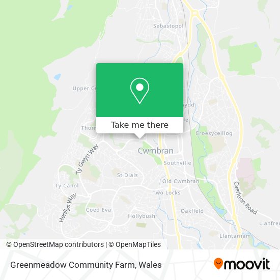 Greenmeadow Community Farm map