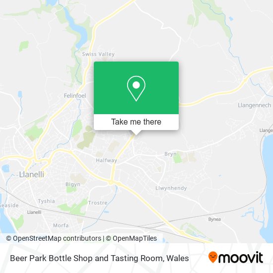 Beer Park Bottle Shop and Tasting Room map