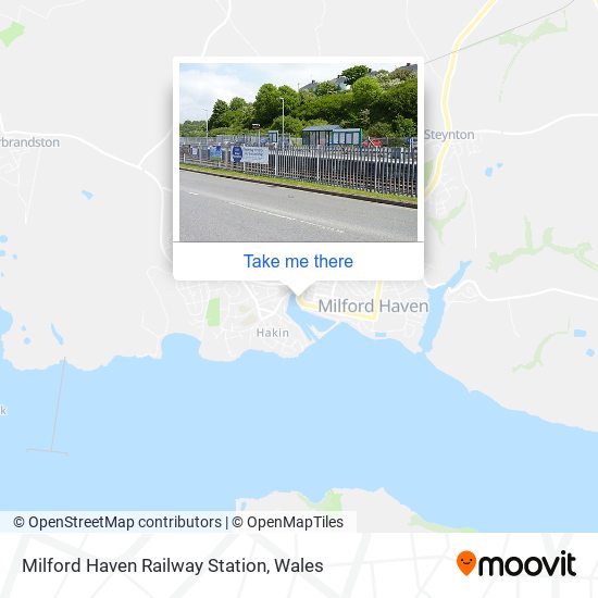 How to get to Milford Haven Railway Station in Pembrokeshire by Bus or
