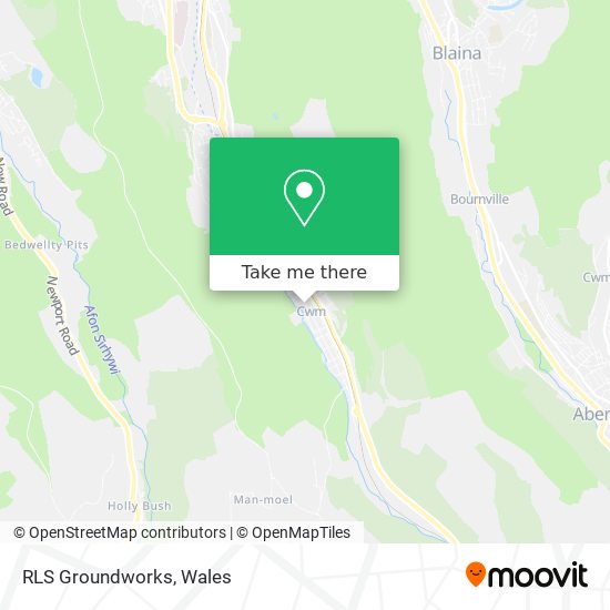 RLS Groundworks map