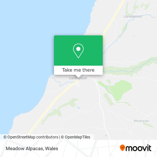 Meadow Alpacas map