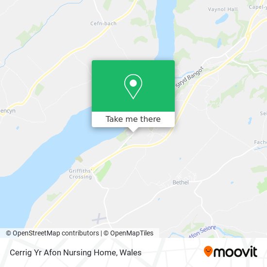 Cerrig Yr Afon Nursing Home map