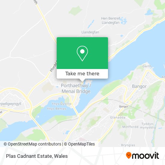 Plas Cadnant Estate map