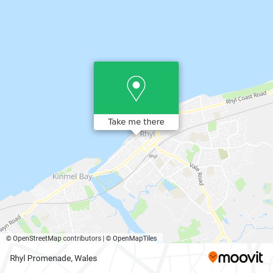 Rhyl Promenade map