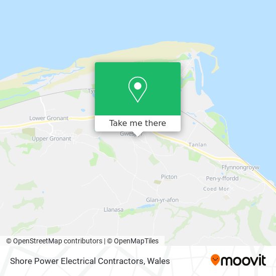 Shore Power Electrical Contractors map