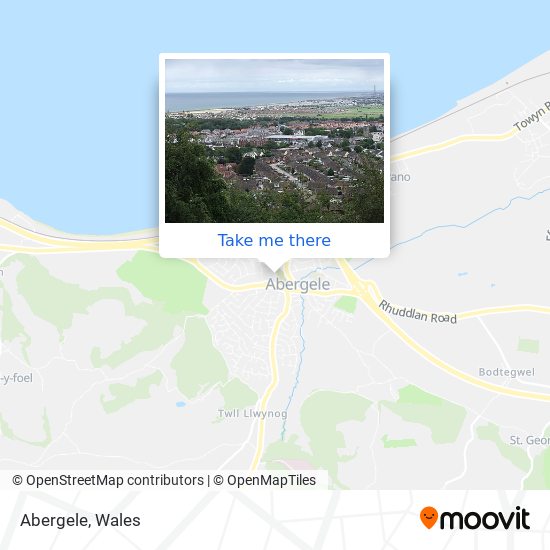 Abergele map